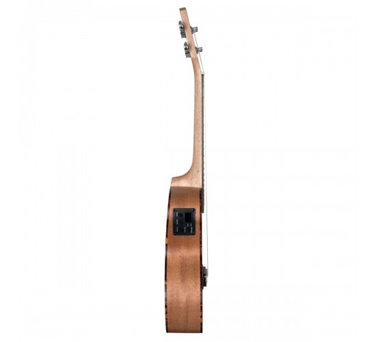 Cascha HH-2035E Mahogany Series Укулеле концертный со звукоснимателем, с чехлом, цвет натуральный