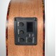 Cascha HH-2035E Mahogany Series Укулеле концертный со звукоснимателем, с чехлом, цвет натуральный