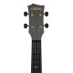 Cascha HH-2258E Carbon Fibre Укулеле концертный трансакустическая, с чехлом, черная, углеволокно