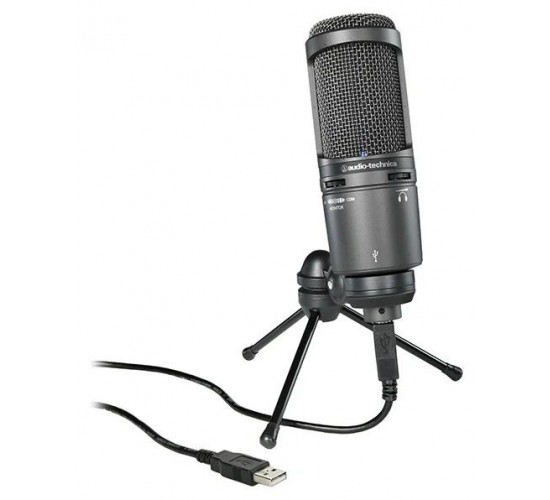 Audio-Technica AT2020USB+ студийный конденсаторный микрофон, выставочный образец