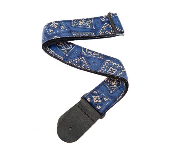 Planet Waves 50G03 Тканный ремень для гитары, рисунок «Bandana Blue»