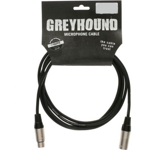 Klotz GRG1FM10.0 Greyhound Кабель микрофонный XLR, 10м