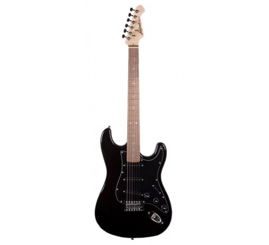 Aria Pro II STG-003SPL M/BK электрогитара, цвет черный