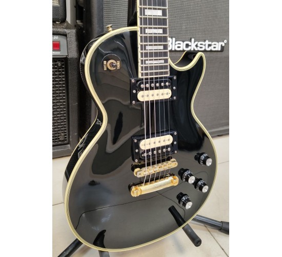 Edwards Les Paul Custom E-LP-92CD электрогитара, цвет черный Япония 2006 USED