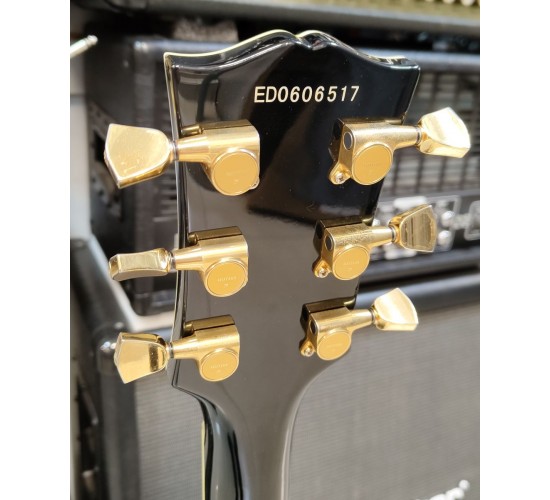Edwards Les Paul Custom E-LP-92CD электрогитара, цвет черный Япония 2006 USED