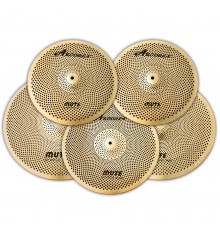 Arborea GD14161820SET Mute Gold Комплект тарелок с уменьшенной громкостью звучания 14, 16, 18, 20"