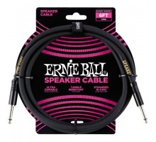 Ernie Ball 6072 кабель спикерный, джек - джек, 1,8 м, чёрный