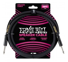 Ernie Ball 6072 кабель спикерный, джек - джек, 1,8 м, чёрный