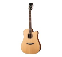 Parkwood S26-GT электроакустическая гитара, дредноут с вырезом, с чехлом, глянец