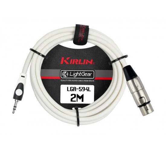 Kirlin LGA-594L 2M WH кабель микрофонный 2 м