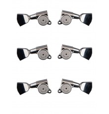 Gotoh SG381-HAPM-04-C-L3+R3 Колки для гитары 3+3, локовые, хром