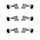 Gotoh SG381-HAPM-04-C-L3+R3 Колки для гитары 3+3, локовые, хром