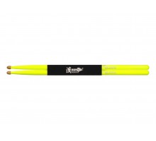 HUN 10101003001 Fluorescent Series 5A Барабанные палочки, желтые, орех гикори