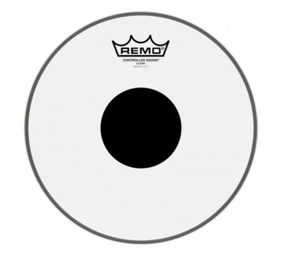 Remo Controlled Sound Clear Top Black Dot 10" веверхний пластик для тома