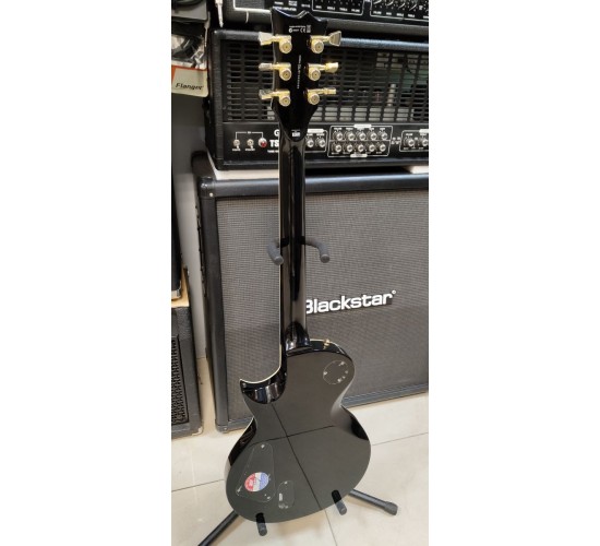 LTD by ESP Deluxe EC-1000M электрогитара, цвет черный, Корея USED