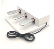 TRINITY by UNIQKEYS NTP-01W Педаль тройная для цифрового пианино Nux NPK, белая