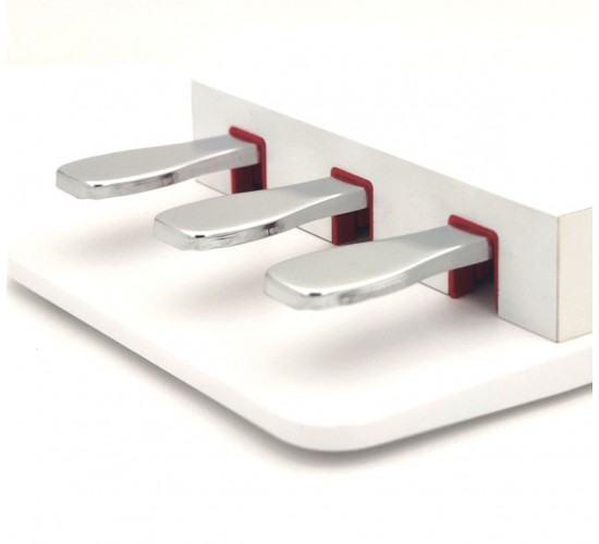 TRINITY by UNIQKEYS NTP-01W Педаль тройная для цифрового пианино Nux NPK, белая