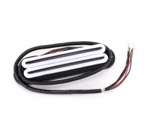 Musiclily MX0449B Звукосниматель магнитный, хамбакер, рельсовый, белый