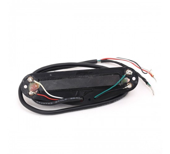 Musiclily MX0449B Звукосниматель магнитный, хамбакер, рельсовый, белый