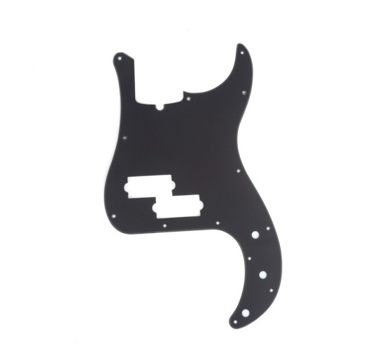 Musiclily MX1303MB Защитная накладка бас-гитары Precision Bass, 1 слой, черная матовая