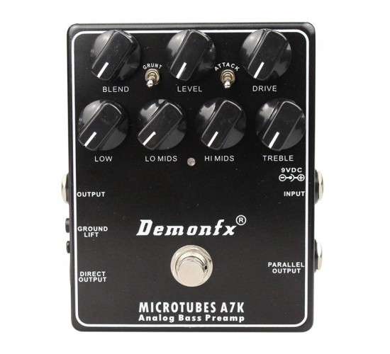 Demonfx MICROTUBES A7K Analog Bass Preamp басовый преамп