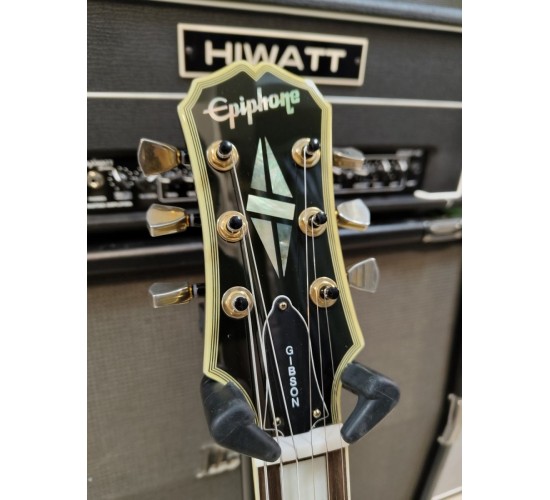 Epiphone Les Paul Custom электрогитара, цвет черный Корея 1998 USED