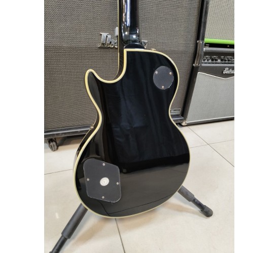 Epiphone Les Paul Custom электрогитара, цвет черный Корея 1998 USED
