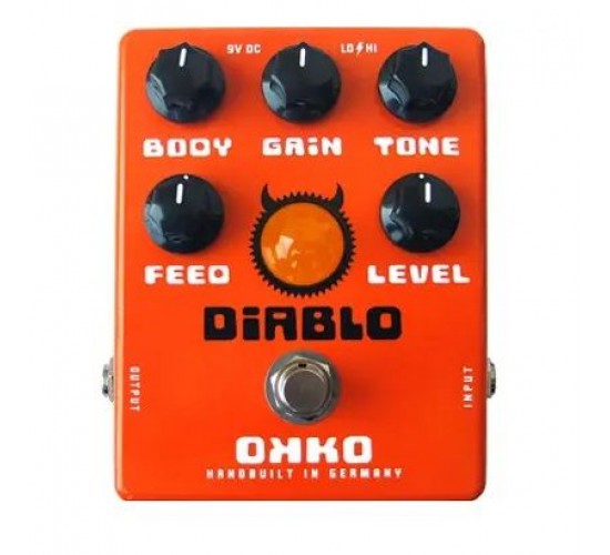 Okko Diablo гитарная педаль - дисторшн, овердрайв, выставочный образец