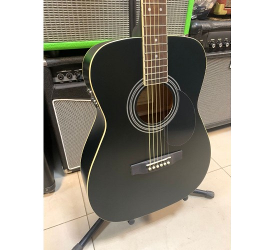 Parkwood PF51 BKS TA трансакустическая гитара с чехлом УЦЕНКА