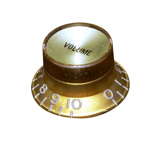 Hosco KG-130V Ручка потенциометра, Volume, золото, метрическая