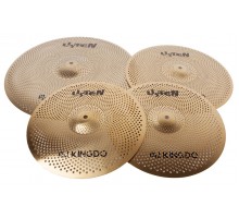 KingDo LISTEN SET 14«+16»+20" GOLDEN комплект тарелок, специальный сплав, medium