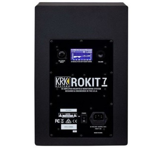 KRK RP7G4 пара активных 2-х полосных (Bi-Amp) 7-ти дюймовых студийных звуковой мониторов
