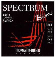 Thomastik SB111 Spectrum Bronze Комплект струн для акустической гитары, сталь/бронза, 011-052