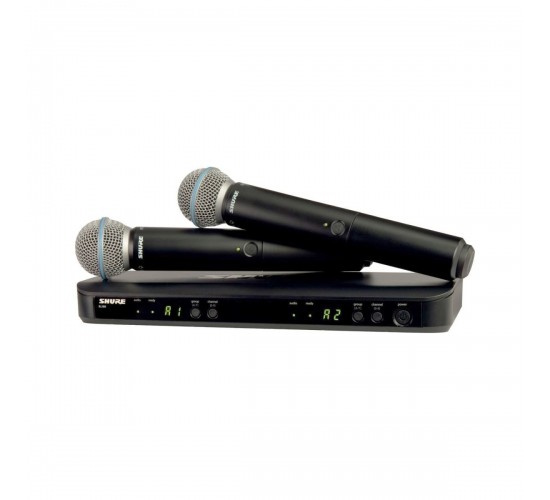 Shure BLX288E/B58 M17 двухканальная радиосистема с 2-мя ручными передатч. BETA 58 (662-686 MHz)