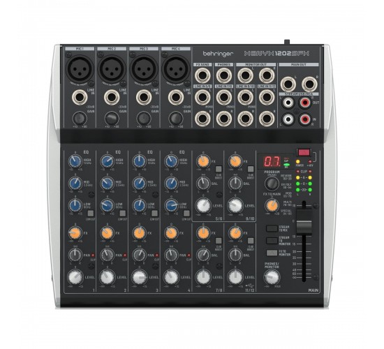 Behringer XENYX 1202SFX аналоговый микшер, 12 каналов