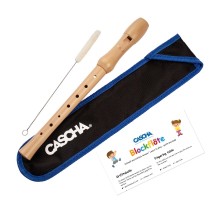 Cascha HH-2074 Блокфлейта сопрано, немецкая система, клен, 2 части