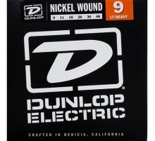 Dunlop DEN0946 комплект струн для электрогитары, никелированные, Light/Heavy, 9-46