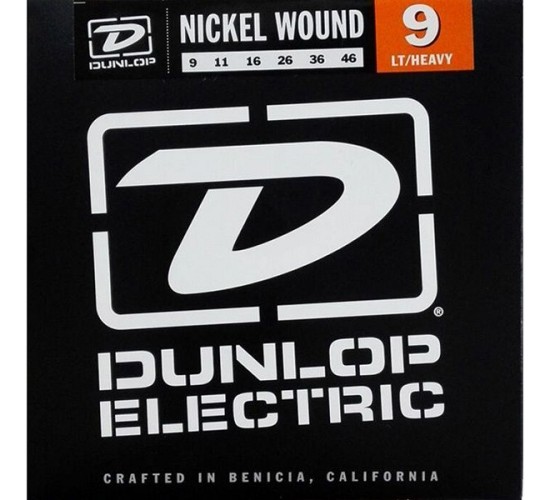 Dunlop DEN0946 комплект струн для электрогитары, никелированные, Light/Heavy, 9-46