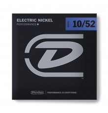 Dunlop DEN1052 комплект струн для электрогитары, никелированные, Light/Heavy, 10-52
