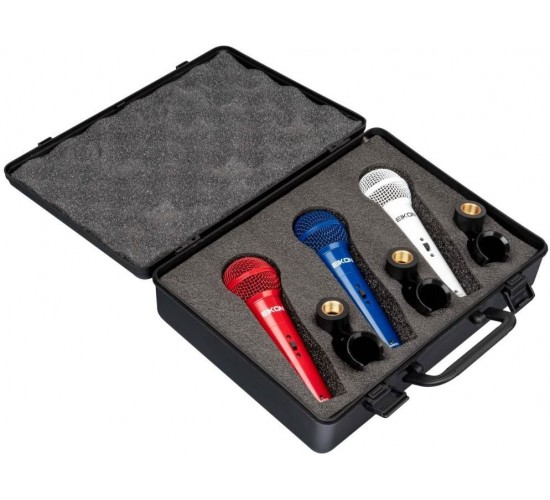 Proel EIKON DM800 KIT Комплект из 3-х динамических микрофонов