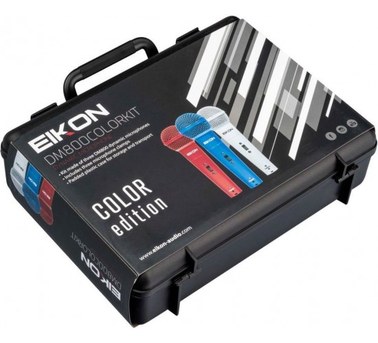 Proel EIKON DM800 KIT Комплект из 3-х динамических микрофонов