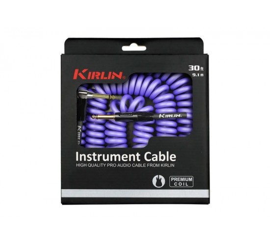Kirlin IPK-222BFGL 9.1M PUE кабель инструментальный витой, длина 9,1 м