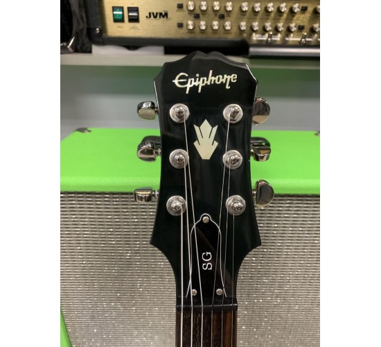 Epiphone SG Custom Shop Limited Edition электрогитара, цвет черный, выставочный образец