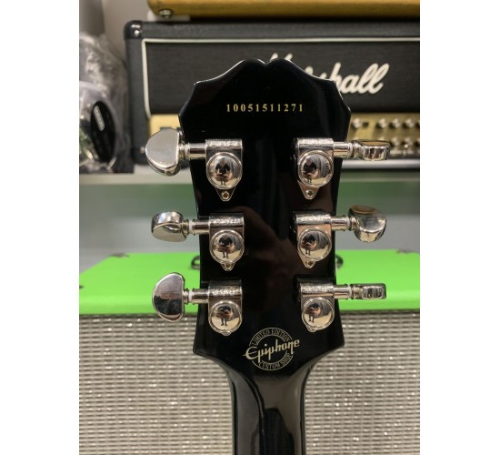 Epiphone SG Custom Shop Limited Edition электрогитара, цвет черный, выставочный образец