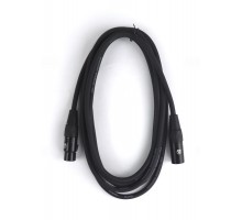 AuraSonics XMXF-3B кабель микрофонный XLR(F)-XLR(M), 3м, 24AWG, 0.23мм², черный