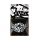 Dunlop EVHP03 EVH White With Black Stripes Медиатор, толщина 0.60мм