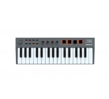 Midiplus TINY+ Миди-клавиатура 32 клавиши с транспортной панелью, 4 пэдами и 4 регуляторами
