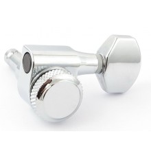 HC tuner LC221-D07 колки локовые 6 в линию на 2-х шпильках для Ibanez, хром