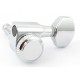 HC tuner LC221-D07 колки локовые 6 в линию на 2-х шпильках для Ibanez, хром