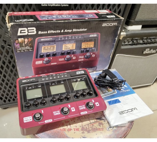 Zoom B3 басовый процессор USED